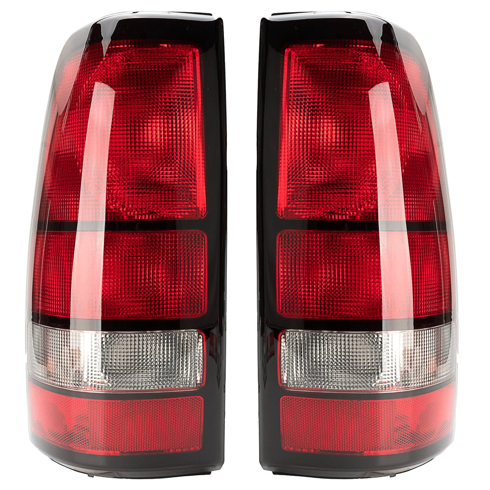 MiKaFex tail light housing rear-left with black edge for enhanced nighttime visibility.