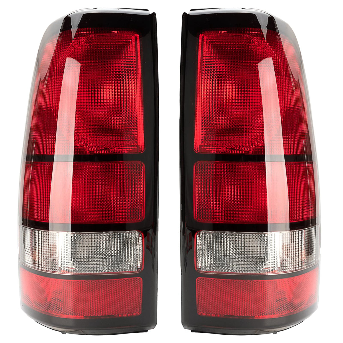 MiKaFex tail light housing rear-left with black edge for enhanced nighttime visibility.