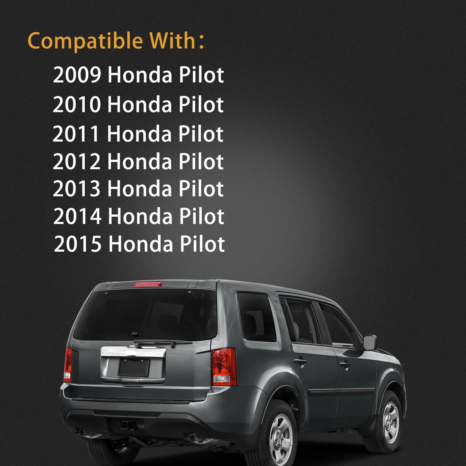 MiKaFex Honda Pilot tail light with OEM-like fit and durable build