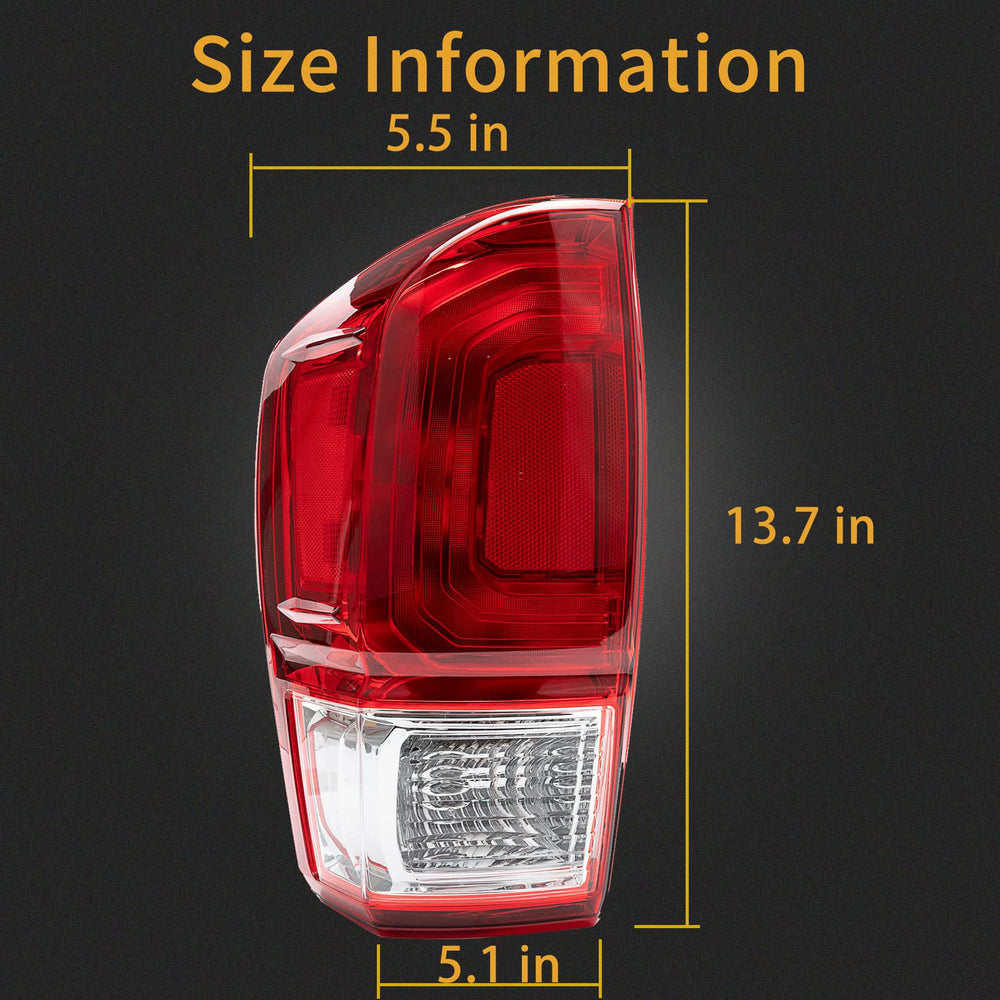 MiKaFex direct-fit tail light replacement for easy installation and OEM-style fit.