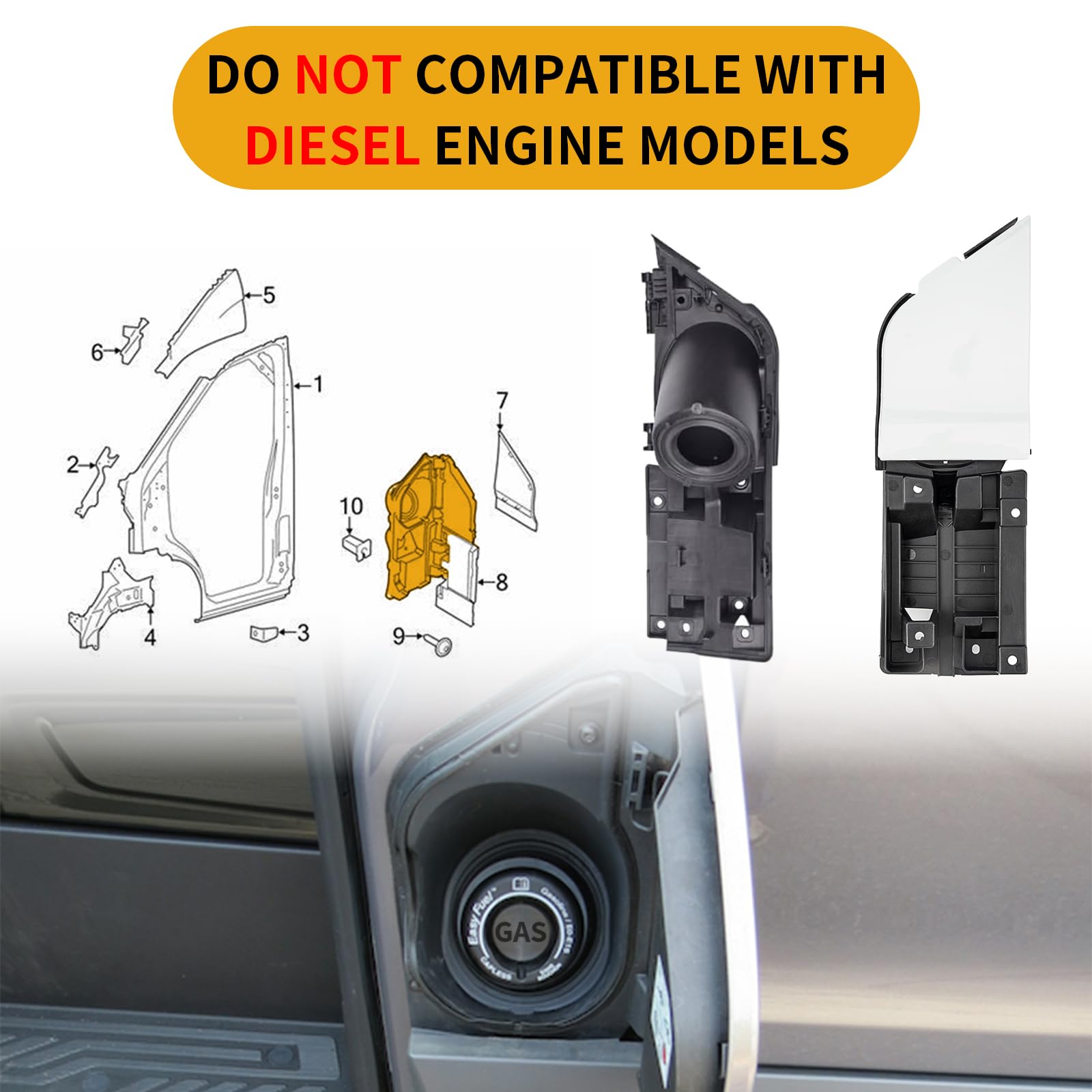 MiKaFex Transit white cover assembly—clean appearance and secure alignment