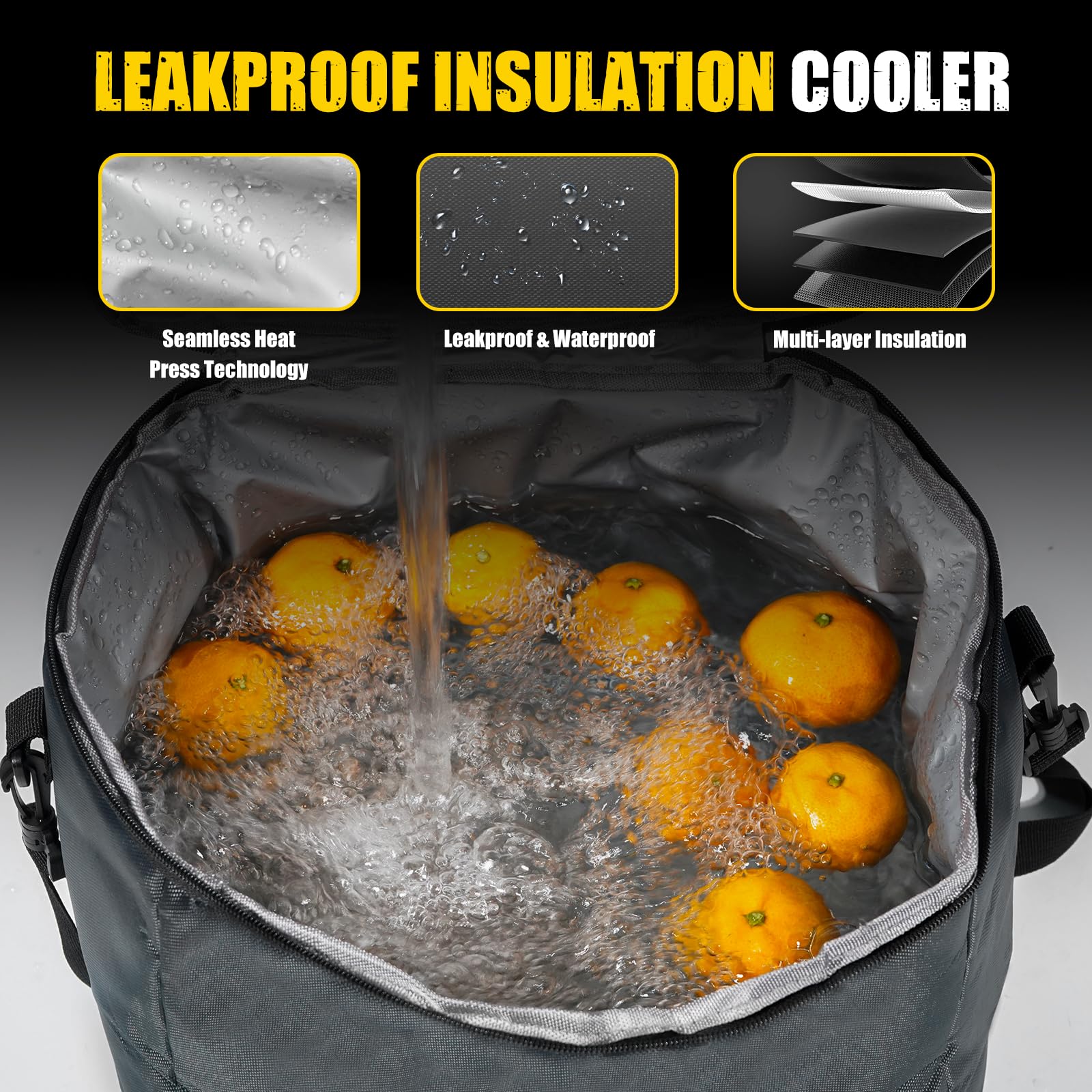 MIKKUPPA 12 side pockets and lid pocket for versatile storage