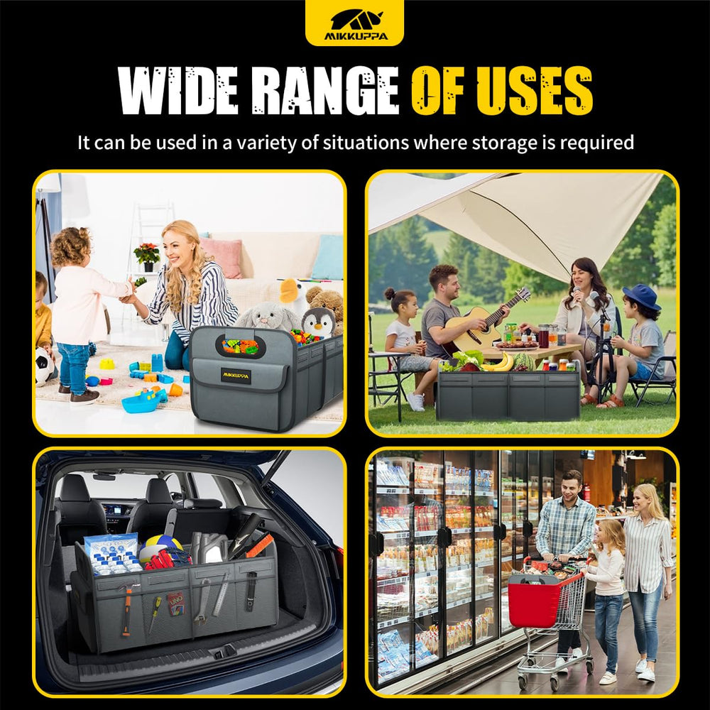 MIKKUPPA car storage organizer ideal for picnics and camping trips.
