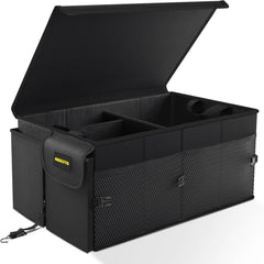 MIKKUPPA car trunk organizer with lid for secure, spill-free storage on trips