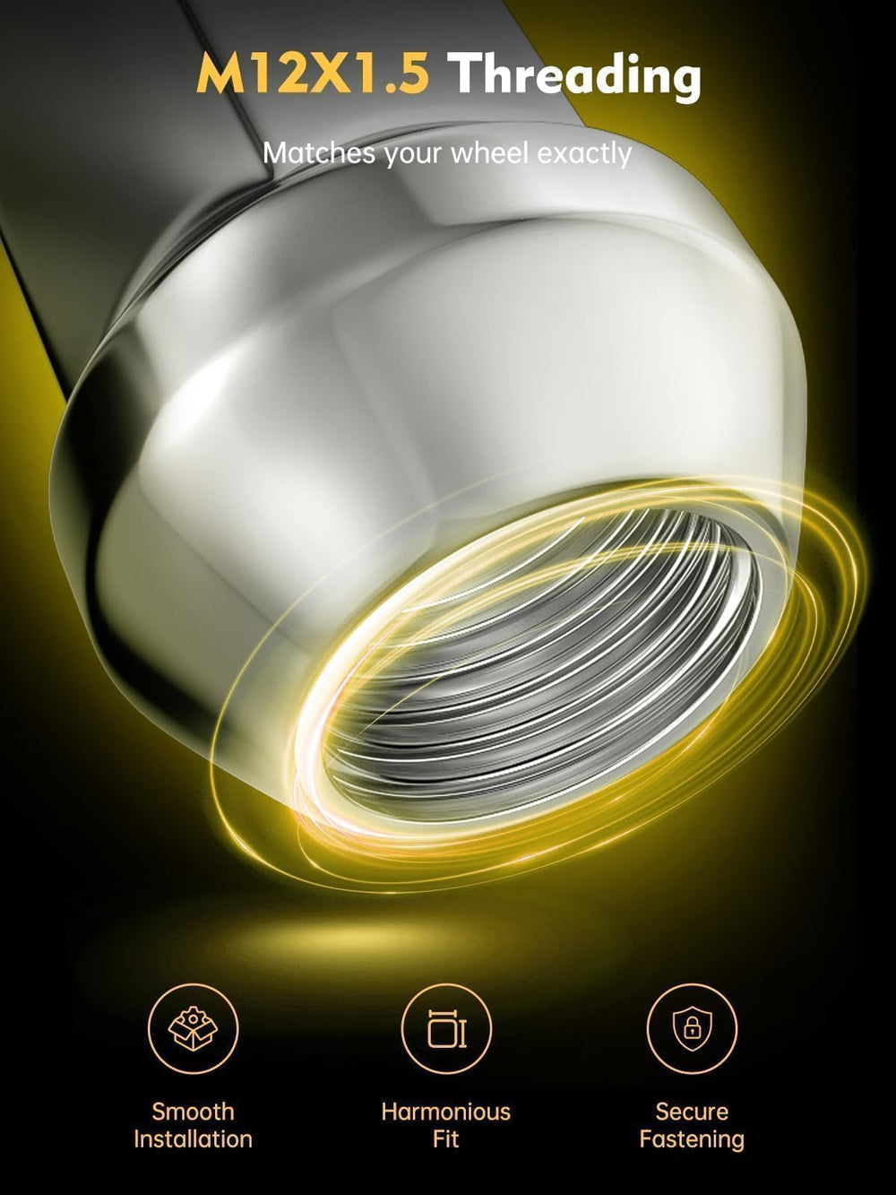 MIKKUPPA hex socket view showing 19mm hex for common tool compatibility