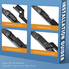 MIKKUPPA Malibu all-weather blades with graphite rubber