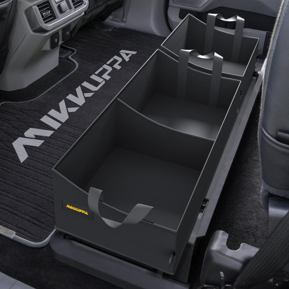 MIKKUPPA under-seat storage fits full-size Ford trucks, maximizing hidden space under the seat