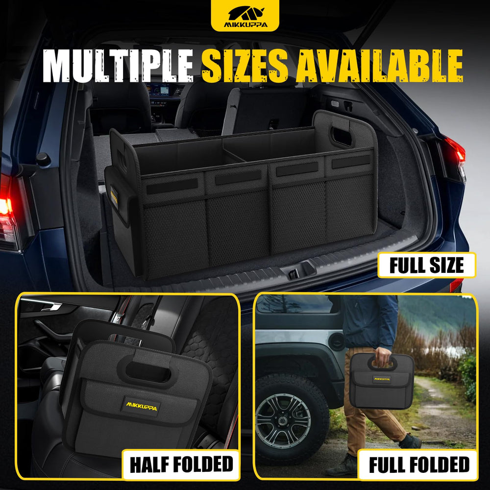 MIKKUPPA trunk organizer durable oxford fabric for daily use