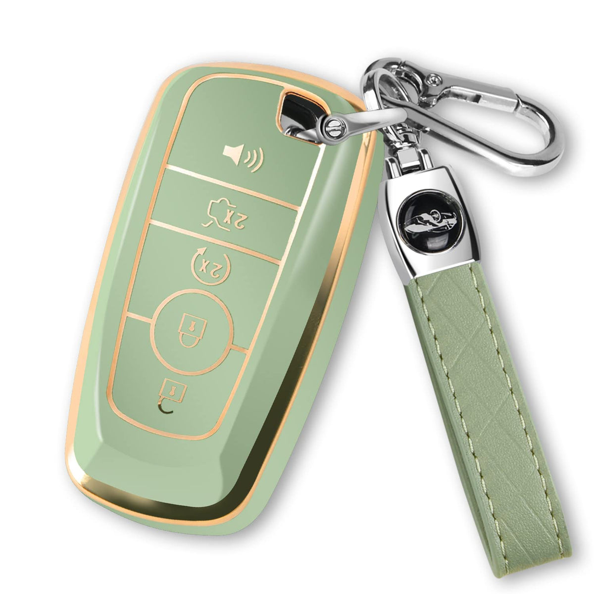 MILD EAST Ford key fob cover with 360-degree protection against drops and scratches