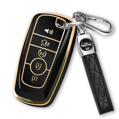 MILD EAST Ford key fob cover front view with soft TPU protection