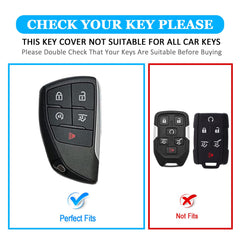 MILD EAST leather fob cover for GMC Sierra provides durable protection and precise button access.