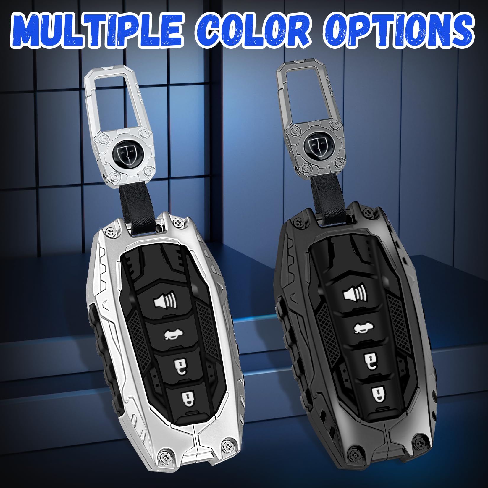 MILD EAST Toyota Sienna fob protector combines silicone interior with metal shell for durability.