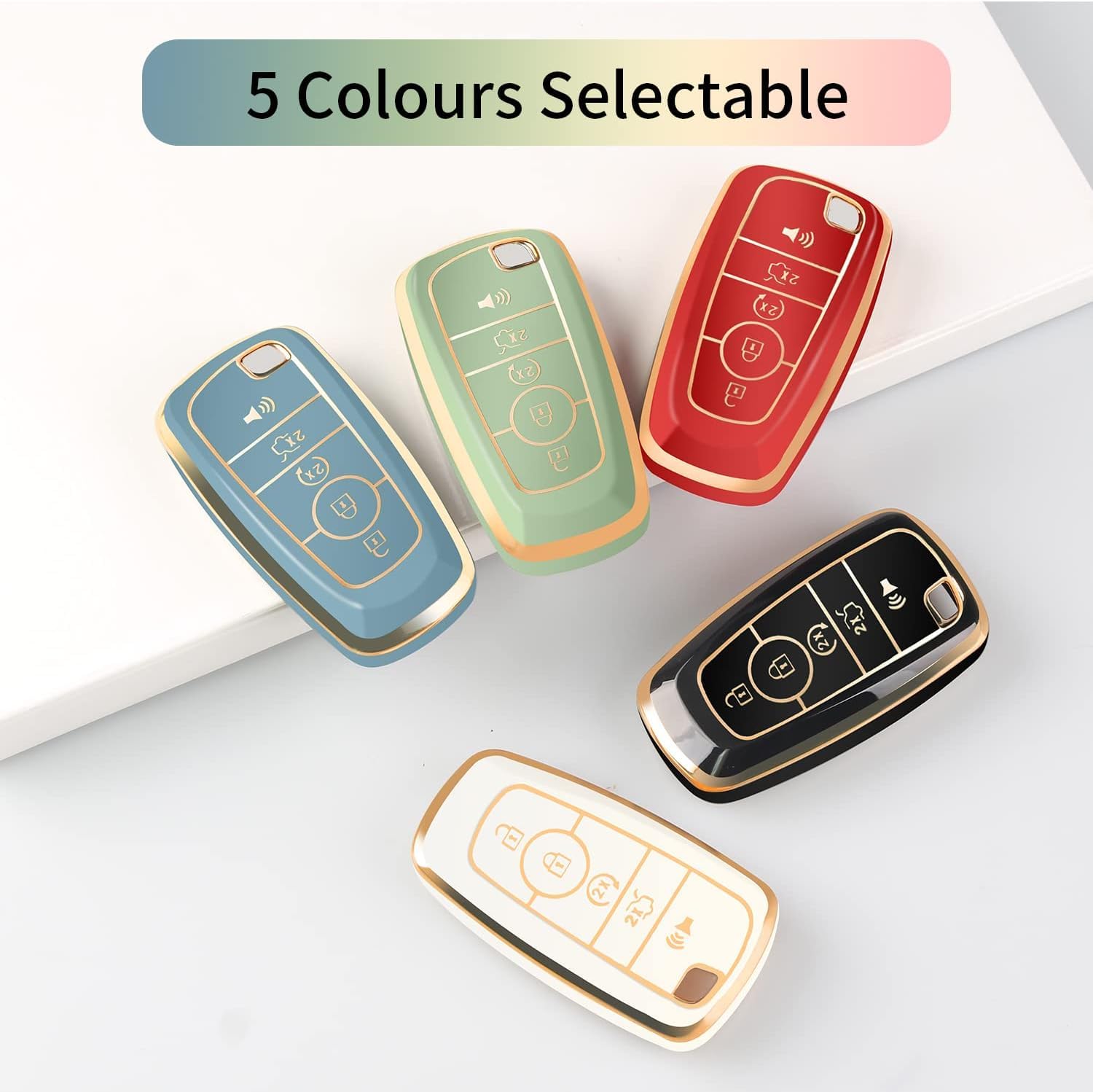 MILD EAST key fob cover signal-friendly design maintains remote performance