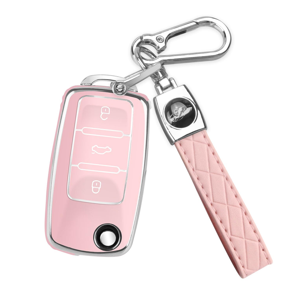 MILD EAST VW key fob cover pink protecting Beetle and GTI fobs from scratches