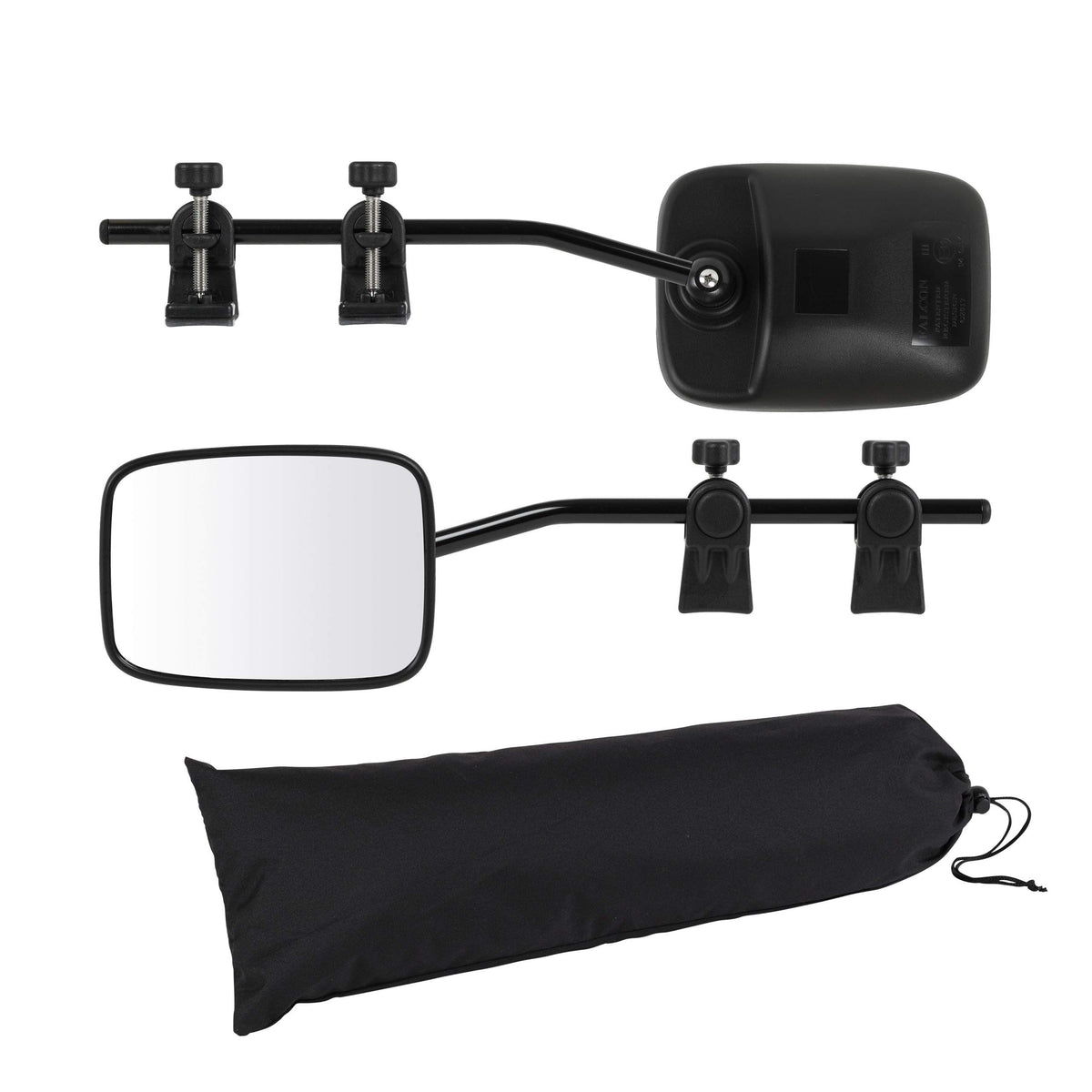 Milenco MIL-4381 Falcon towing mirror left clamp for quick fit and stable view.