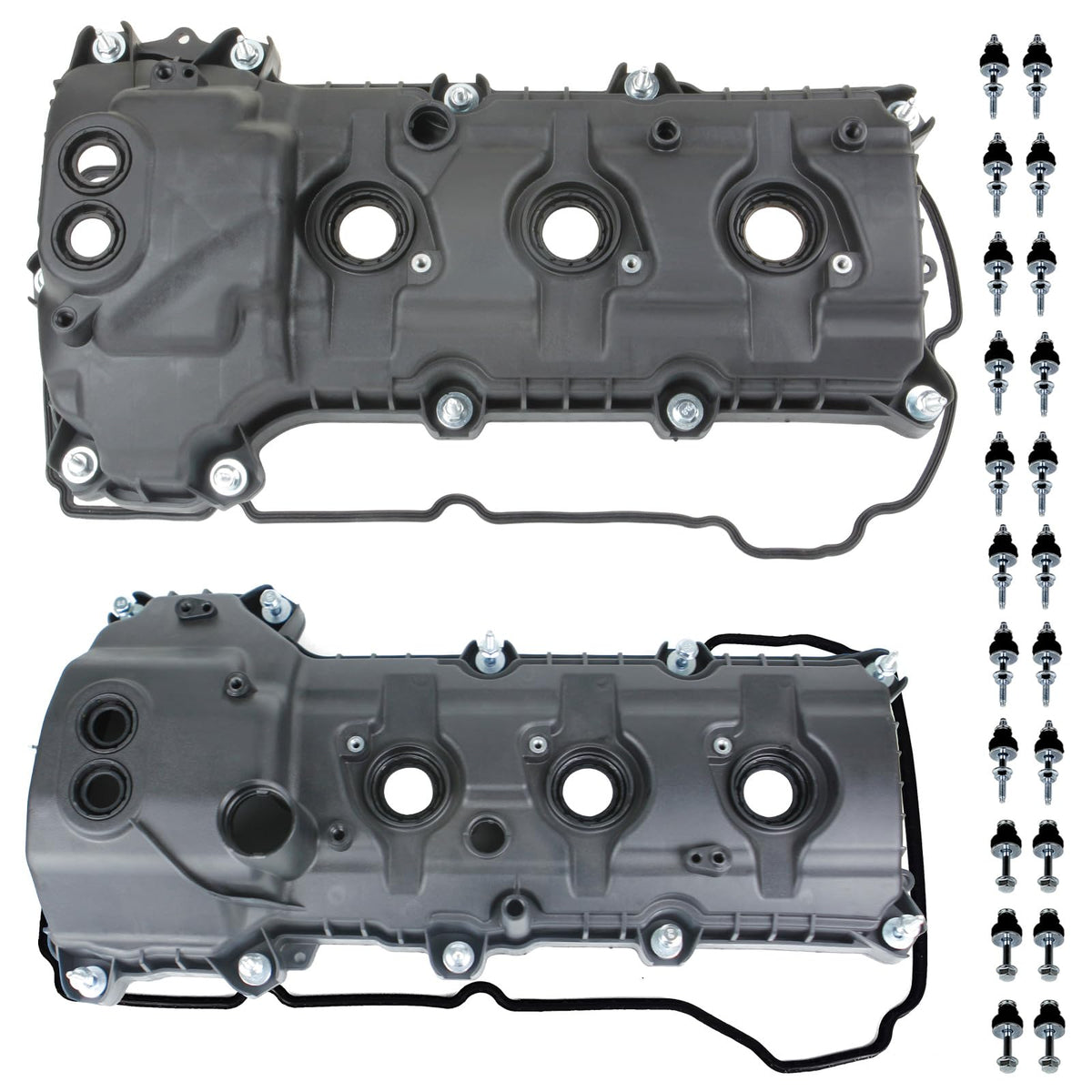 MILIPARTS engine valve cover passenger side in OE-grade finish for secure replacement