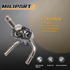 MILIPARTS mounting bolts shown to secure installation on GM V6 engines