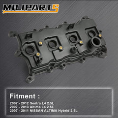 MILIPARTS valve cover oil filler cap close-up; easy-to-install cap