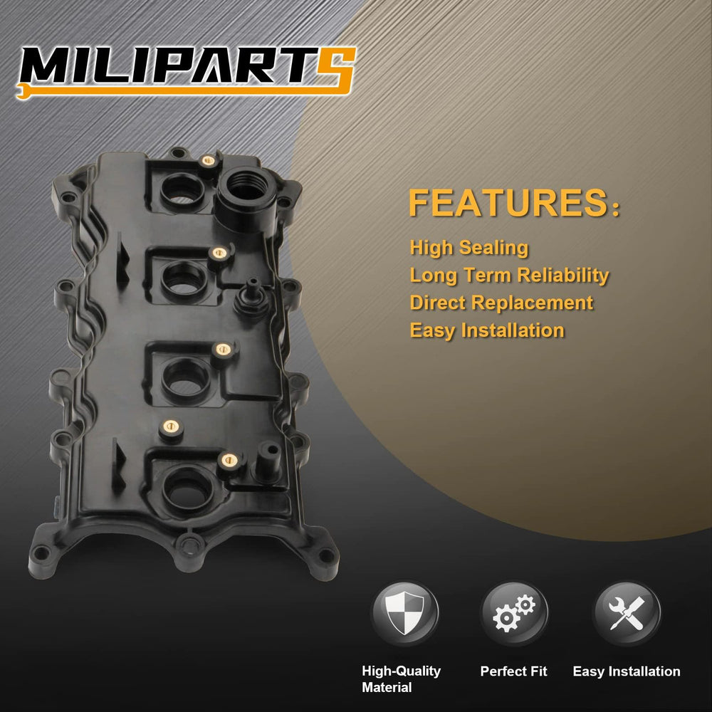 MILIPARTS valve cover set ready for direct OEM replacement