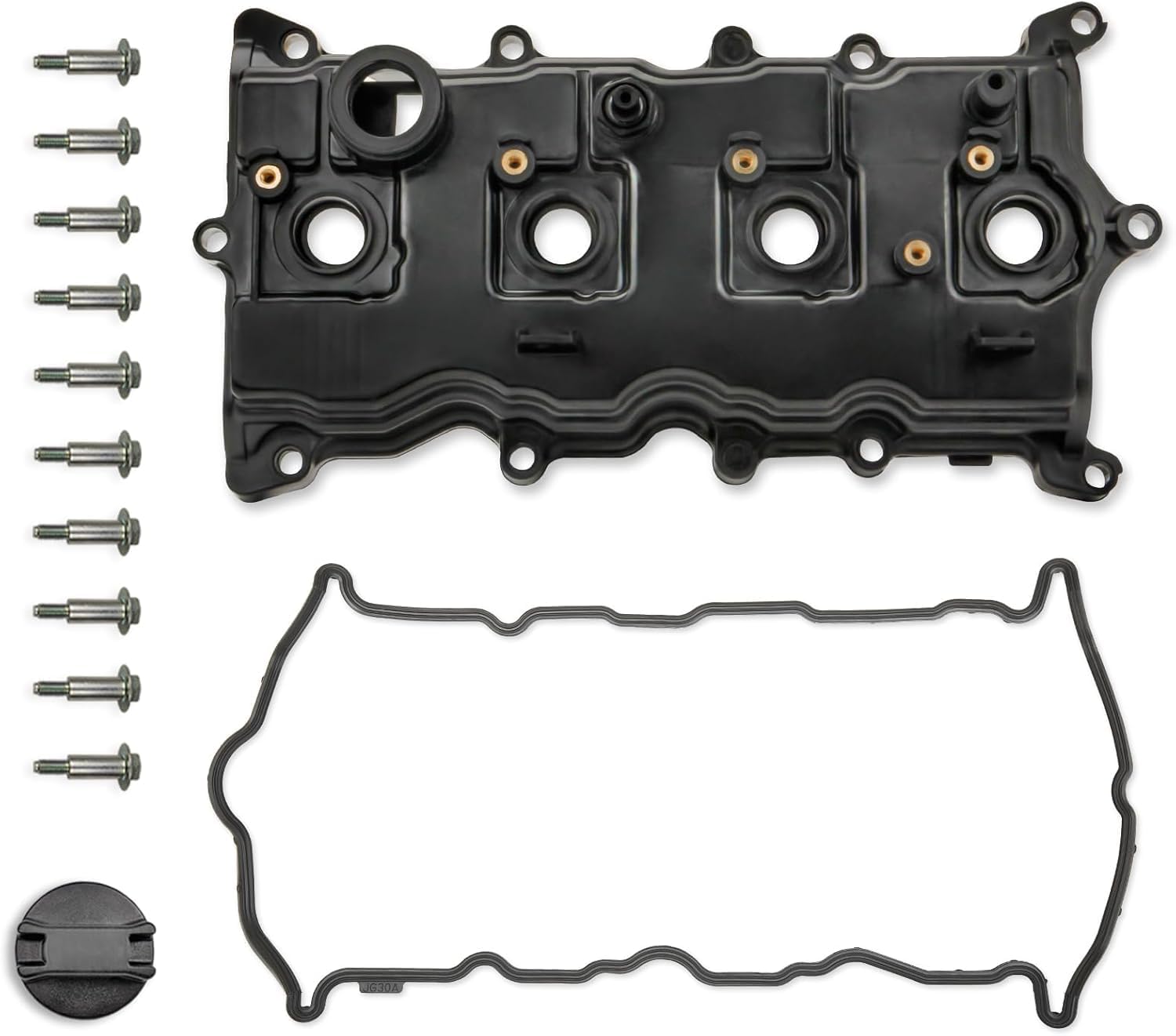 MILIPARTS valve cover kit packaging includes gasket and bolts for simple swap