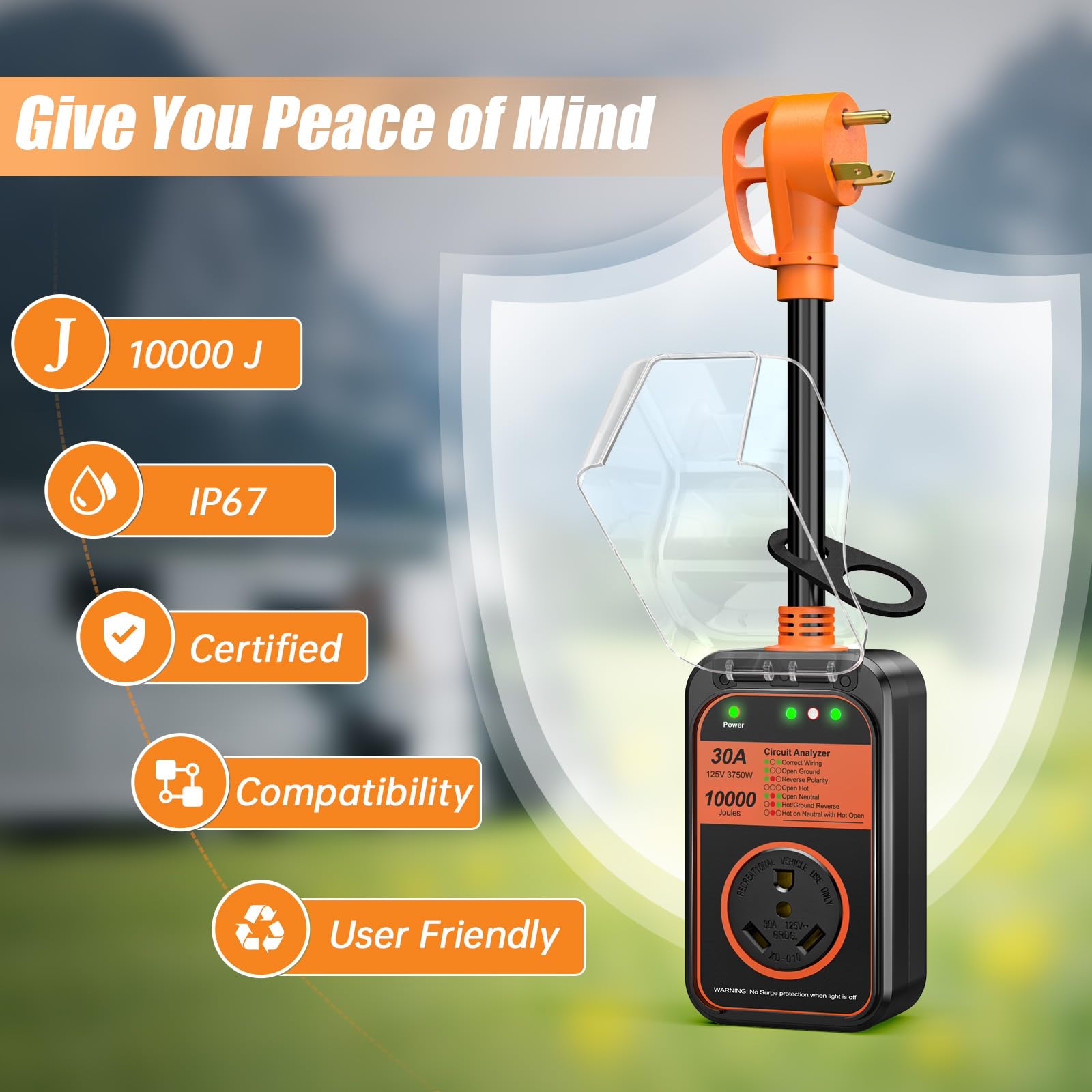 Millionhome 30A plug-and-play design shown for quick, safe setup.