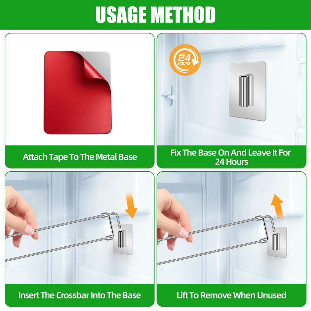 Millsten detachable-cross-bars reconfigure storage for larger items.