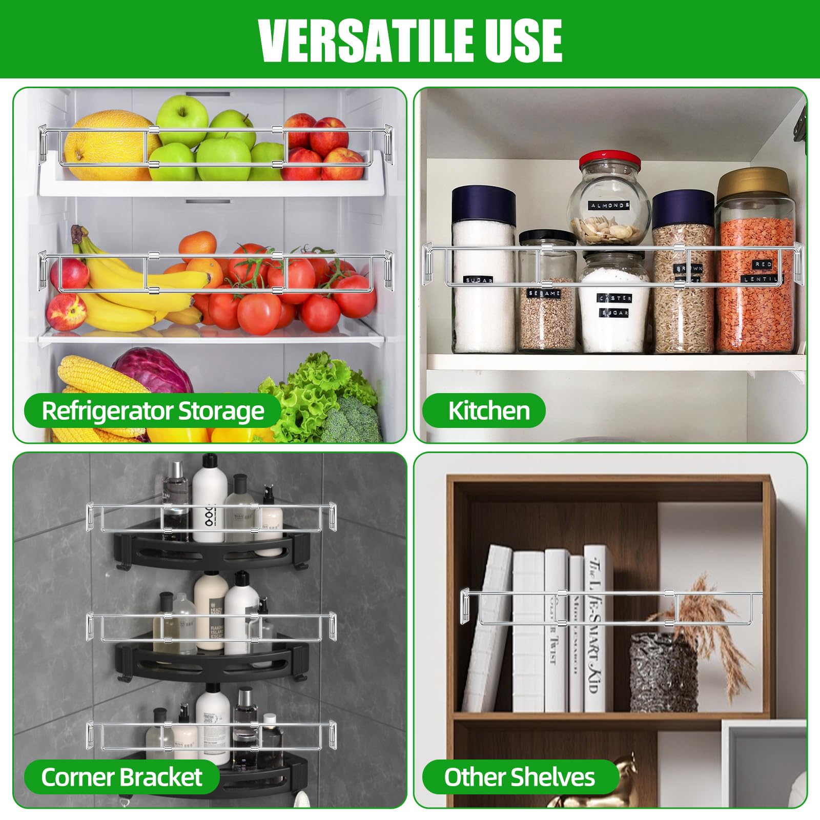 Millsten multi-space-organization-rv-cabinet-bars maximize compact RV storage.