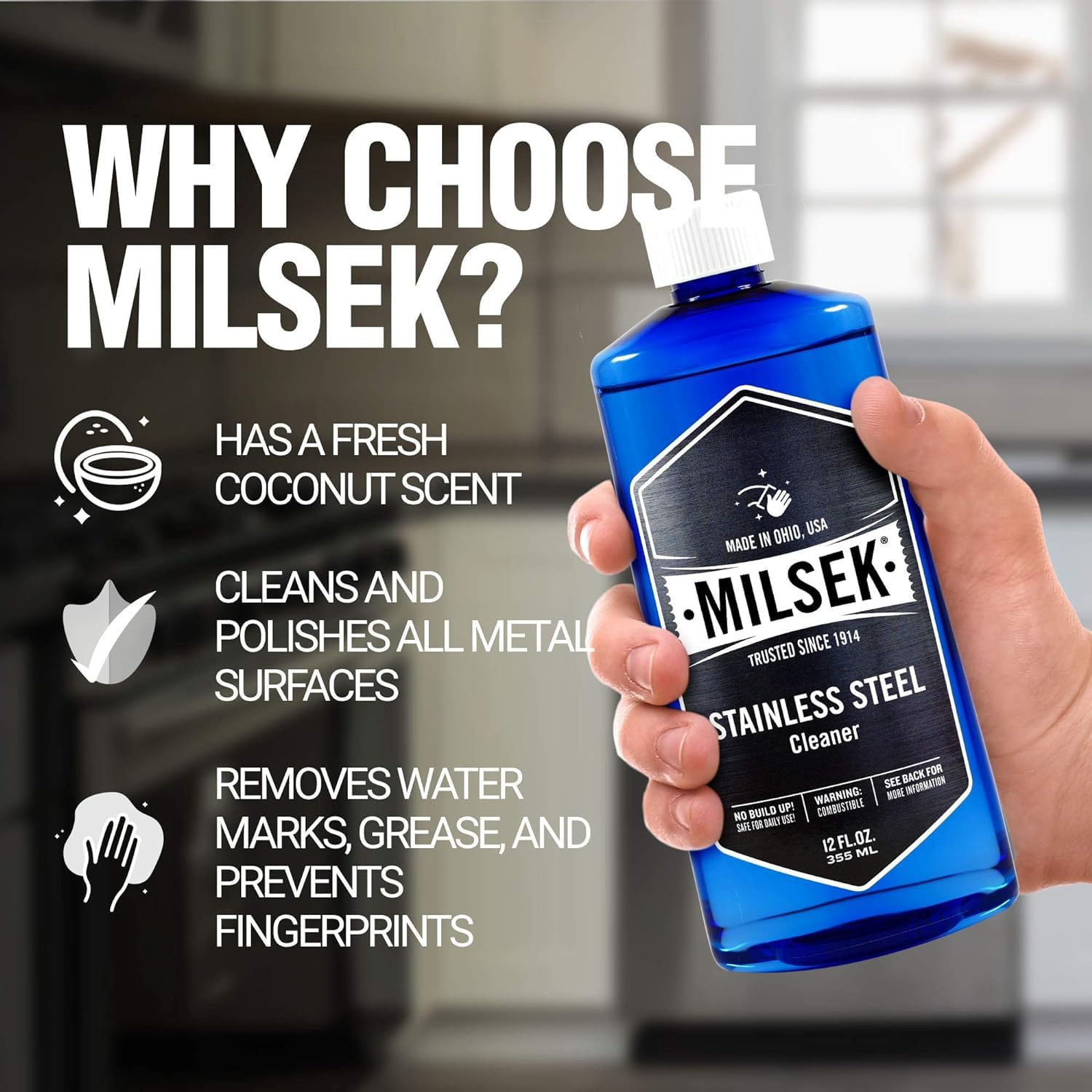 Milsek Coconut fragrance enhances cleaning with a refreshing aroma