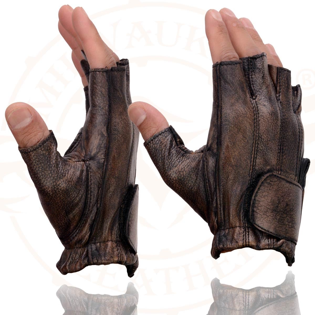 Lightweight interior lining Milwaukee Leather gloves for breathable comfort