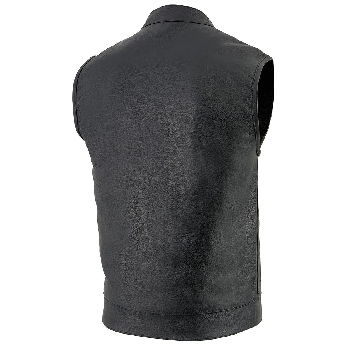 Milwaukee Leather LKM3710 open-neck design adds bold style to any outfit.