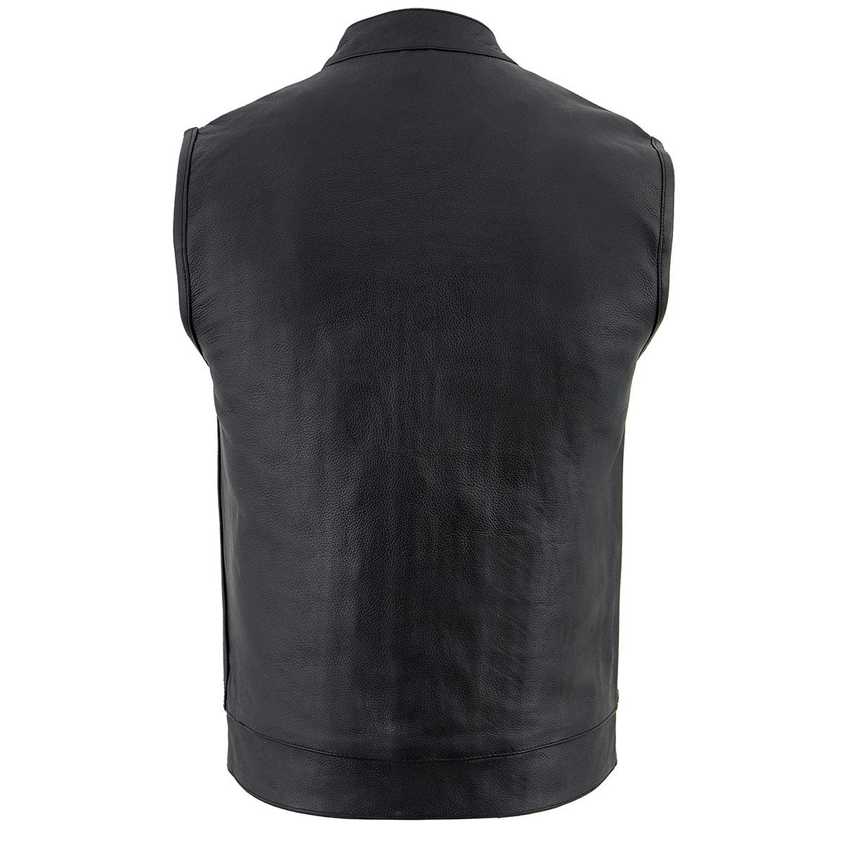 Milwaukee Leather LKM3710 side profile illustrates tailored fit for layering and comfort.