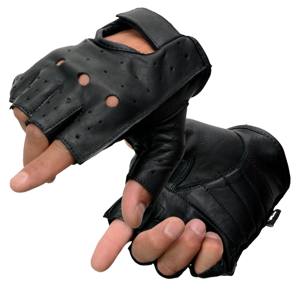 Milwaukee Leather SH195 gel-padded palm gloves for improved grip and comfort.