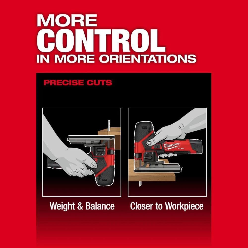 Milwaukee M12 FUEL Jig Saw bare tool ready for M12 power