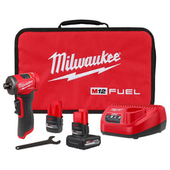 Milwaukee M12 Fuel right-angle die grinder ideal for precise grinding in tight spaces