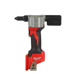 Milwaukee M12 Rivet Tool bare tool enables quick, portable riveting without batteries.