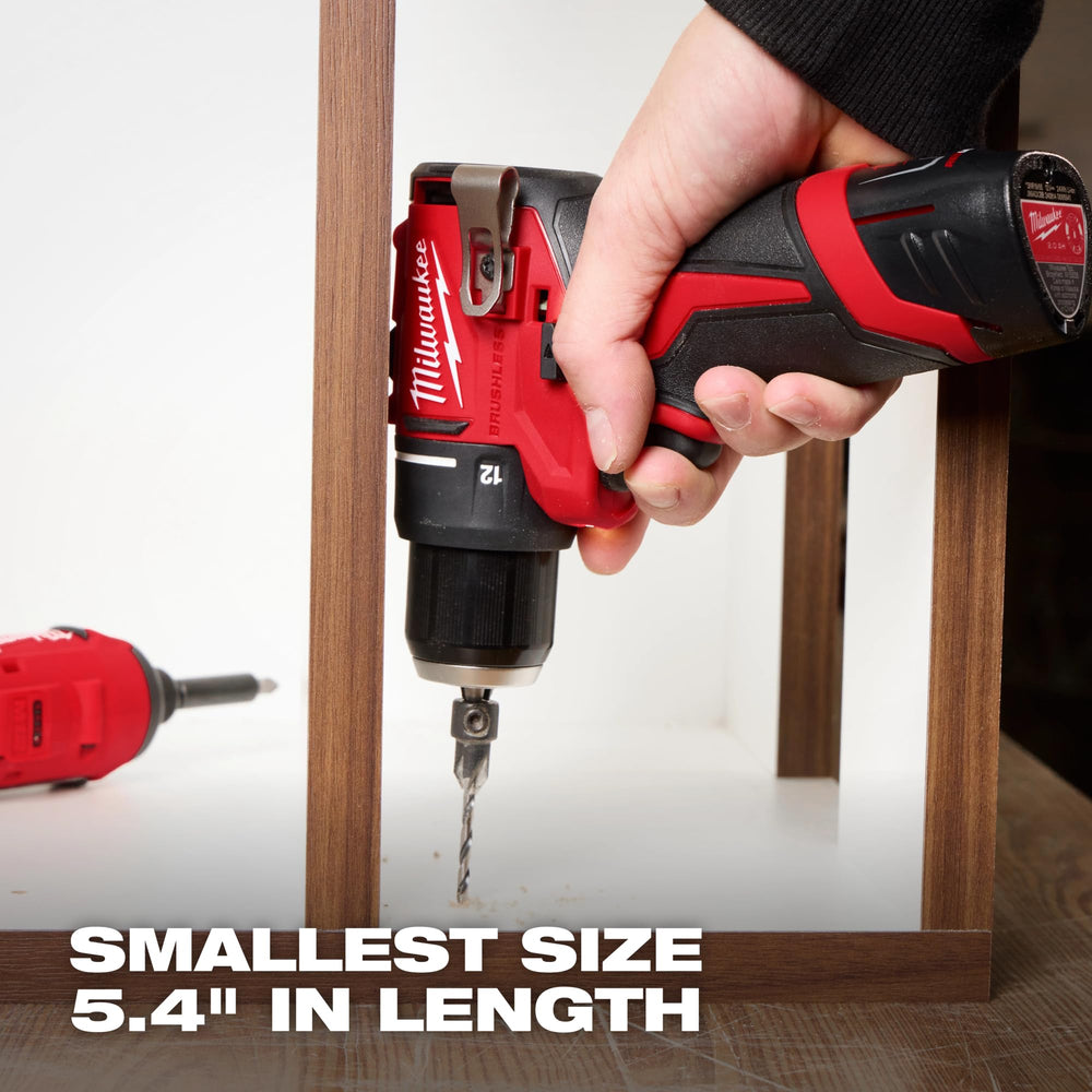 Milwaukee M12 Subcompact kit in case for portable, organized job-site storage.