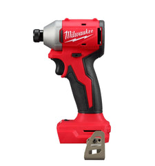 Milwaukee M18 compact brushless 4in hex impact driver for space-constrained fastening