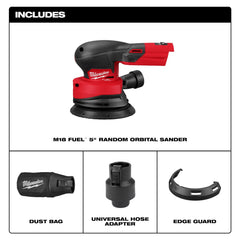 Milwaukee M18 FUEL sander motor detail highlights brushless efficiency