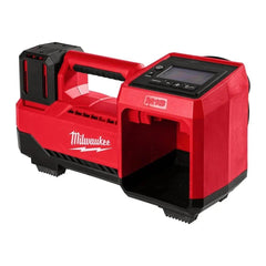 Milwaukee M18 Inflator in use for fast tire inflation on the go