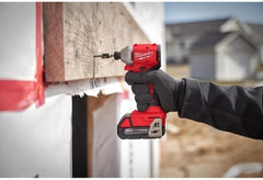Milwaukee M18TRADE compact driver ideal for precise fastening in small areas.