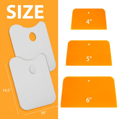 Minatee 4-inch yellow spreader for precise application
