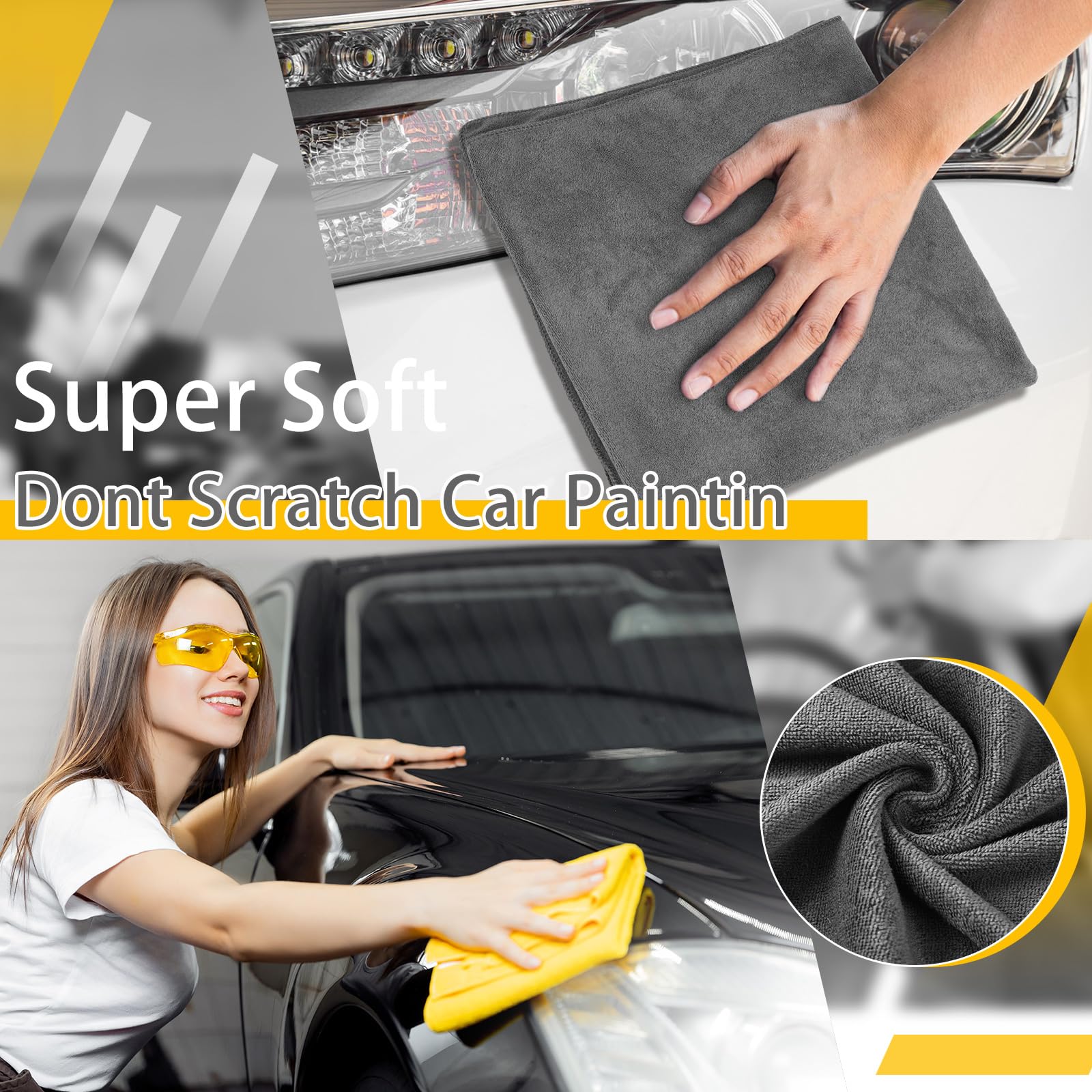 Mindsoft towel reinforced edge for durable, long-lasting detailing.