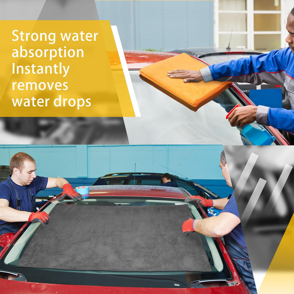 Mindsoft towel reusable and washable for sustainable car care.