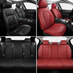 MINGBRON back seat covers full row highlights waterproof barrier for spills on family trips.