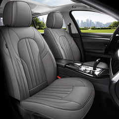 MINGBRON back seat covers in gray protect upholstery and keep passengers comfortable.