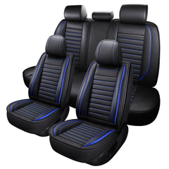 MINGBRON leather seat covers full set protecting front and rear seats for a cohesive look