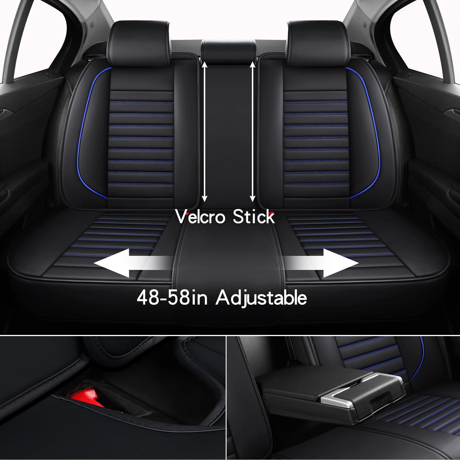 MINGBRON universal-fit seat covers install easily in most vehicles