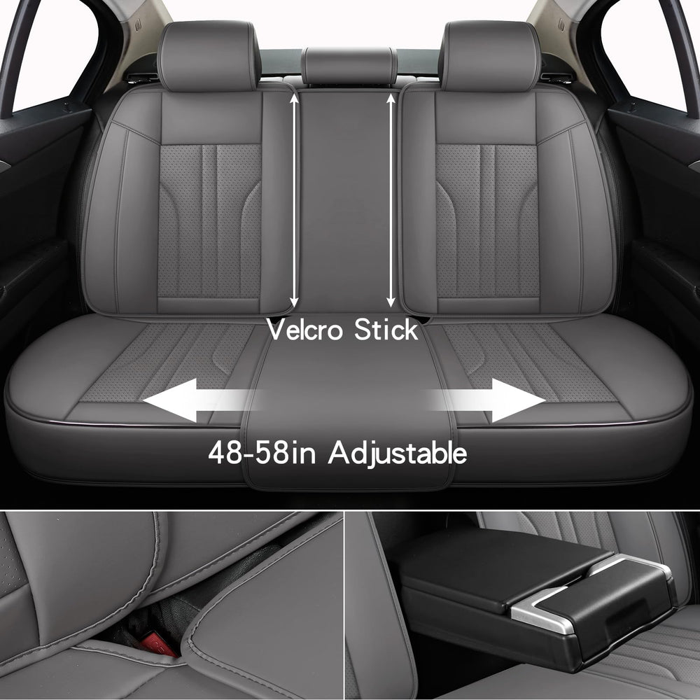 MINGBRON waterproof, durable faux leather look resists spills and wipes clean.