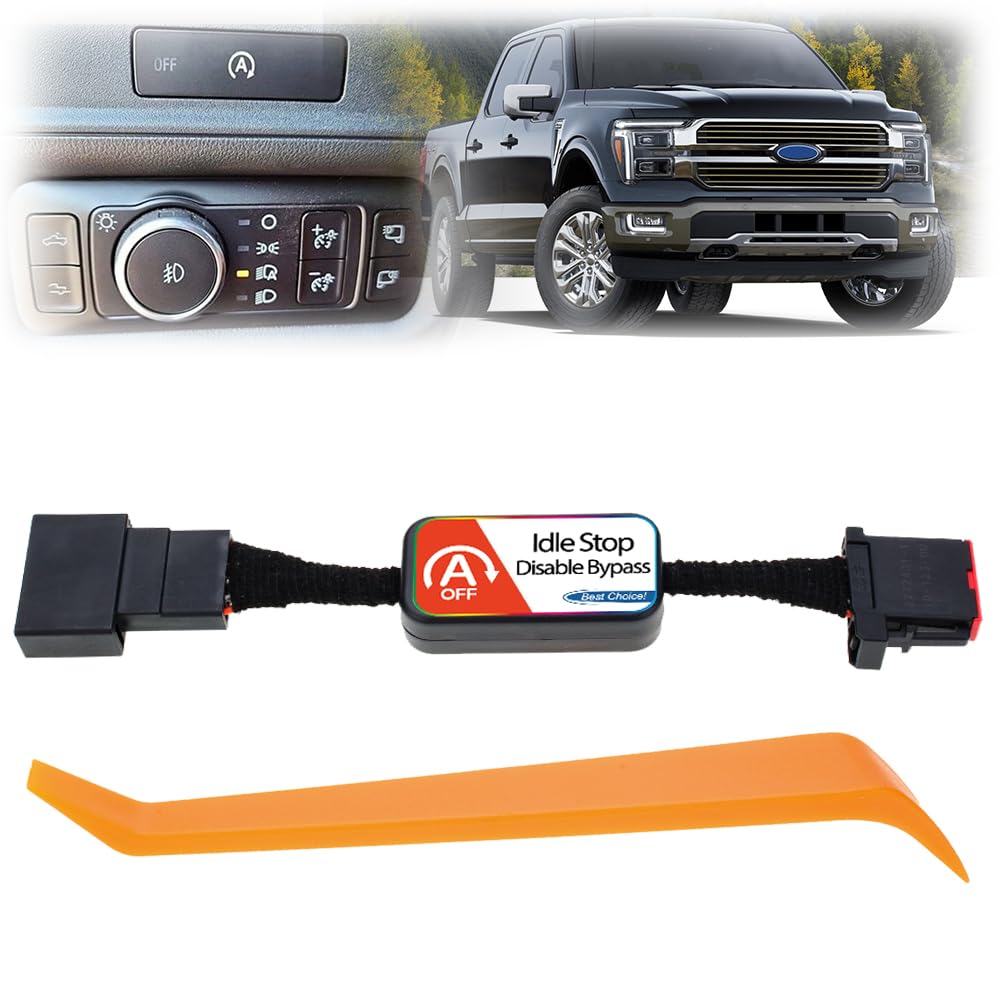Mingrui test auto stop eliminator front view showing integration with Ford F-150