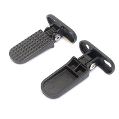 Minho footpegs rear right view highlighting durable bracket for everyday reliability.